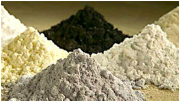 Produtos de terras raras processado